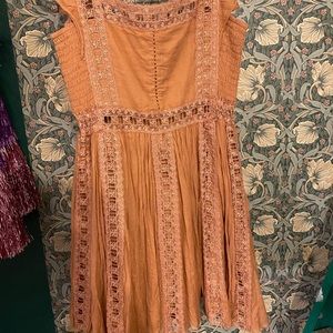 Free People Taupe Verona Dress